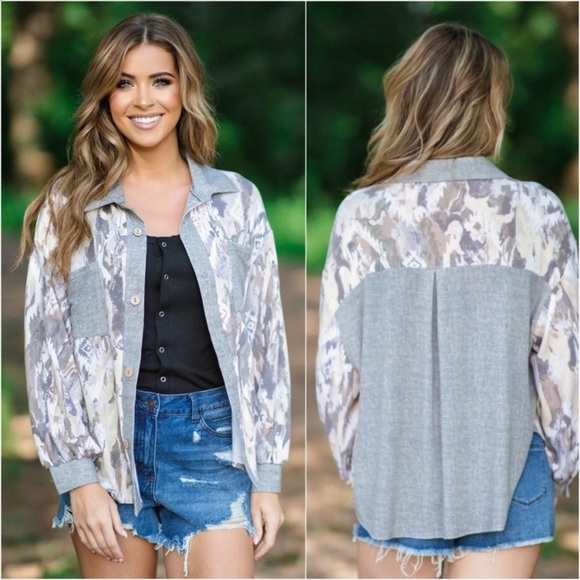 New USA Made Women’s Button Down Collared Lightweight Soft Casual Shacket - Picture 5 of 5